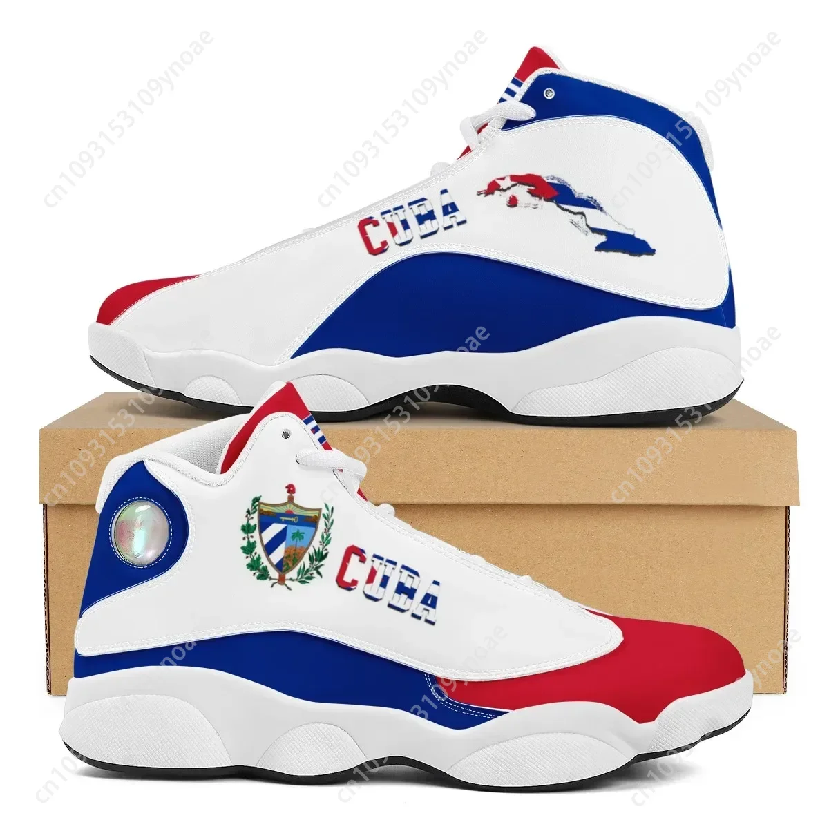 Running Z - Męskie sneakersy do koszykówki z nadrukiem
