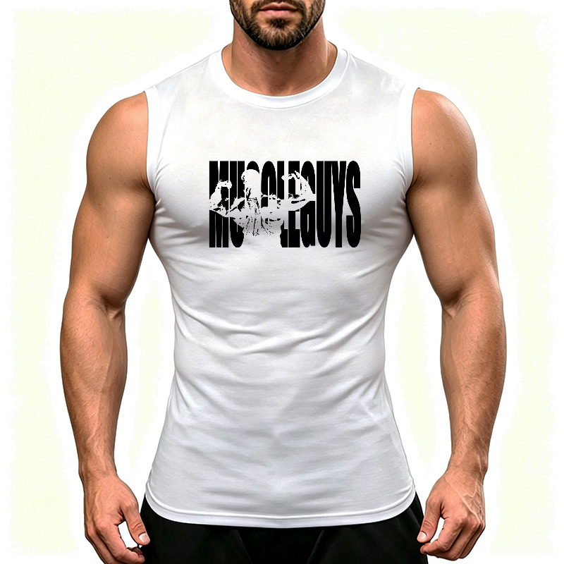 Running Gear Ideas - Męskie bezrękawniki do biegania, odprowadzające wilgoć,