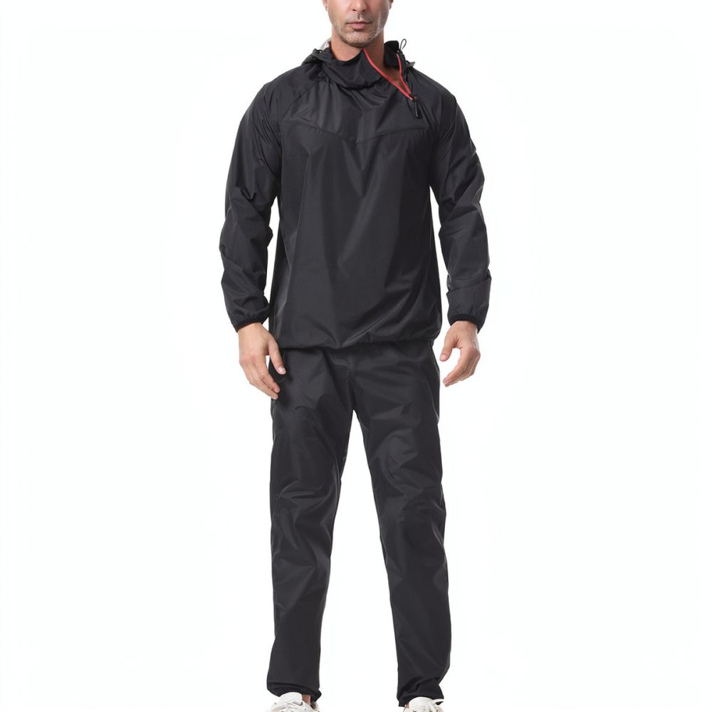 Męski dres z kapturem, sportow – Running Gear Plus Size recenzja i cena